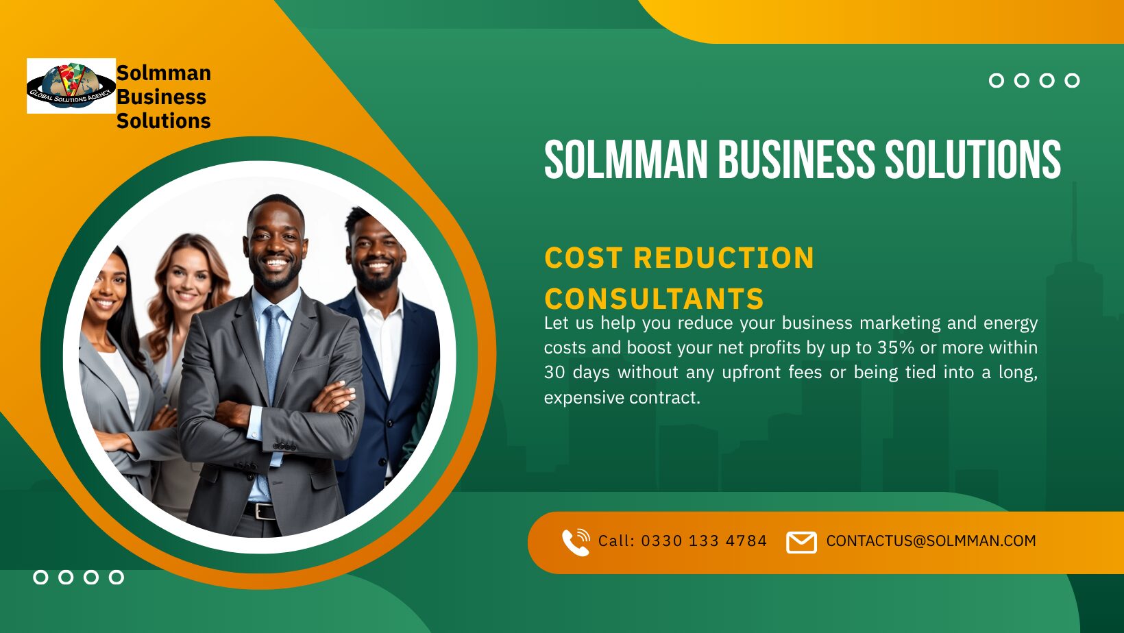 Green-and-Yellow-Modern-Supply-Chain-Consultant-Facebook-Cover